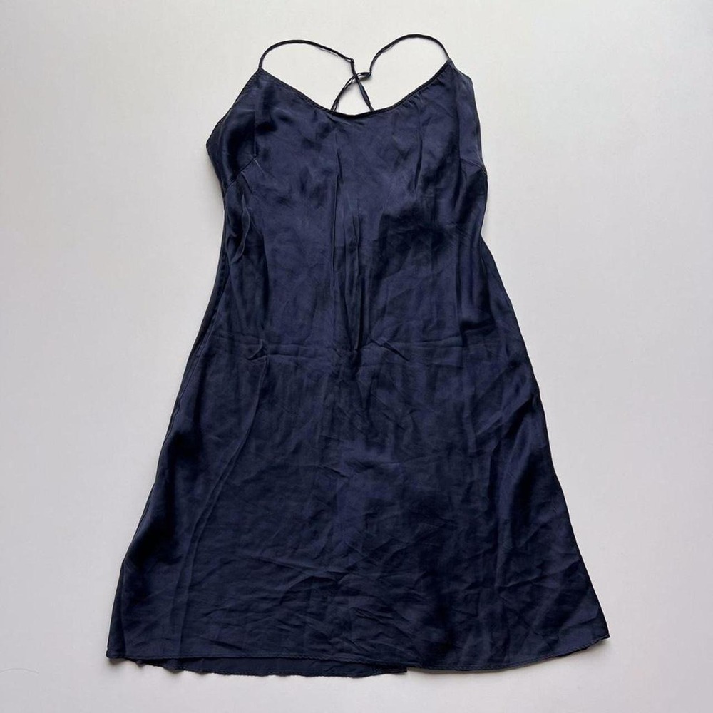 Vintage Victoria's Secret Silk Blue Slip Dress
